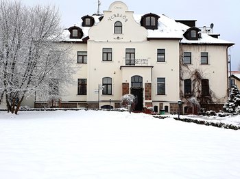 усадьба отель.фасад зима